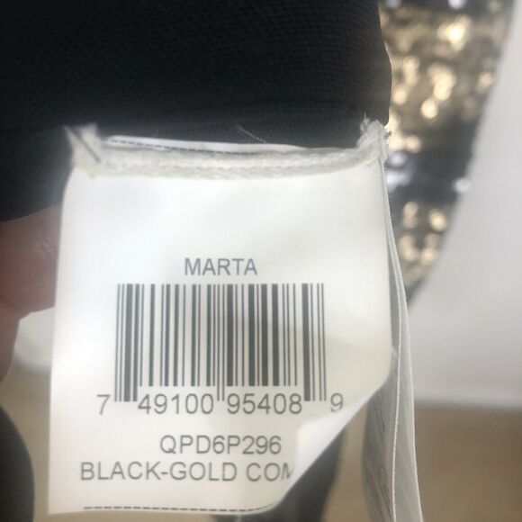 BCBGMAXAZRIA Marta Allover Sequin Sheath Dress M - Picture 6 of 9